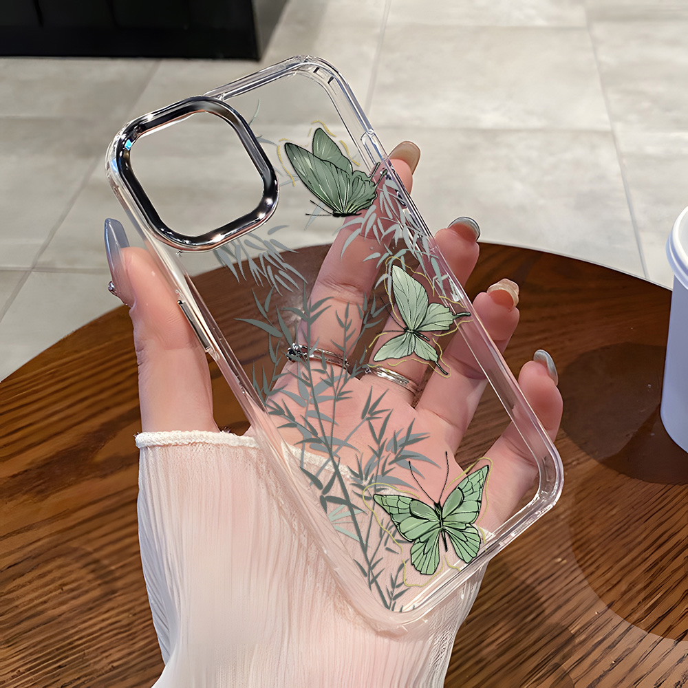 Phone Cases Samsung A14 - Capa borboleta de silicone para samsung