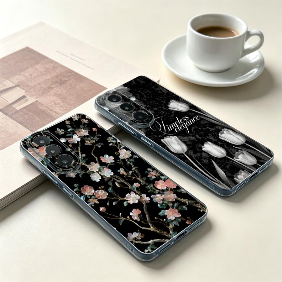 Phone Cases Samsung A14 - Capa Fashion Tulip para Samsung Galaxy