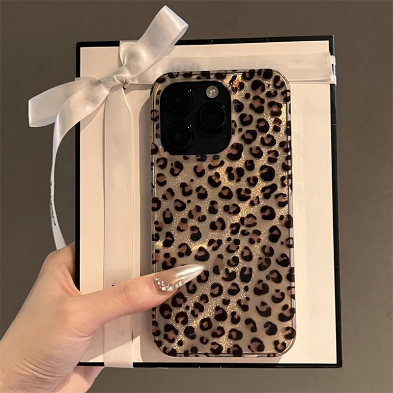 Phone Cases Zebra - Luxo leopardo impressão bonito caso de