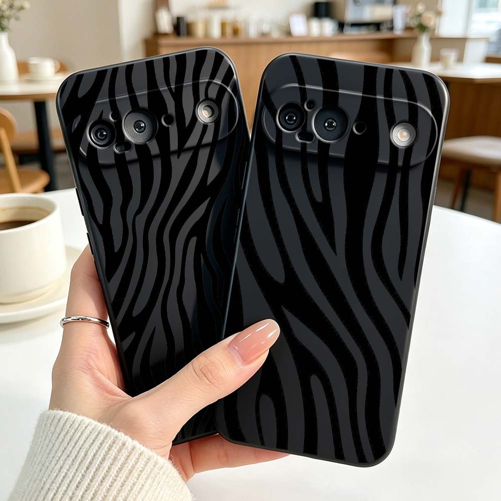 Phone Cases Zebra - Capa de Silicone Luxuosa com Padrão