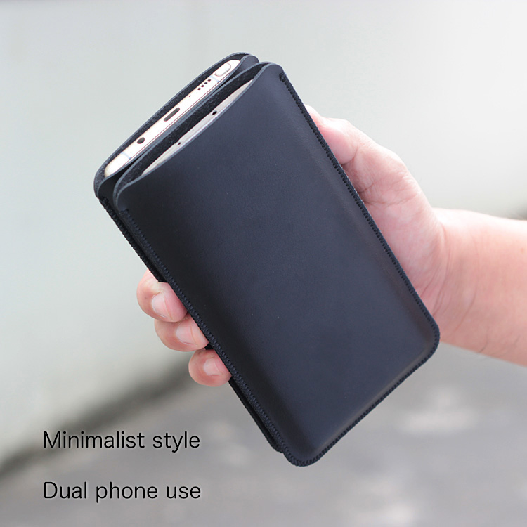 Phone Cases Com - Capa de couro reta para telefone