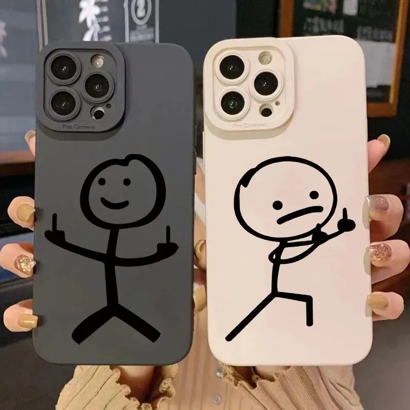 Phone Cases Xs - Capa de Silicone Fosca com Desenho