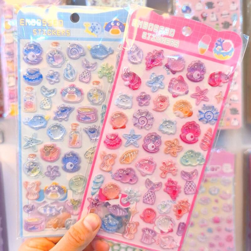 Phone Cases For Boys - Adesivos 3D de Conchas do Oceano,