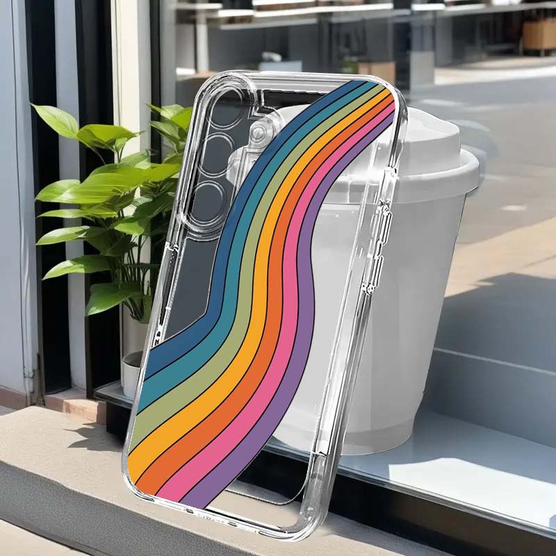 Phone Cases Samsung A14 - Capa de Telefone Transparente TPU com
