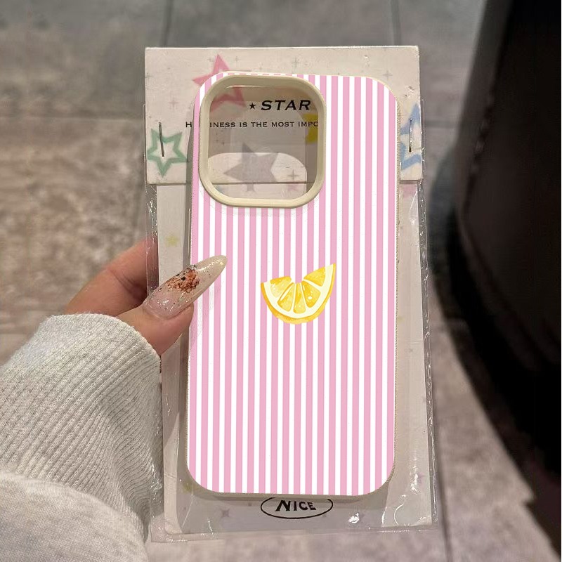 Phone Cases Orange - Capa de Telefone com Listras Laranja,