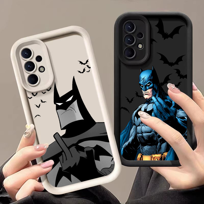Phone Cases Samsung A14 - Capa Protetora Macia B-Bats-Mans Marvel Bat