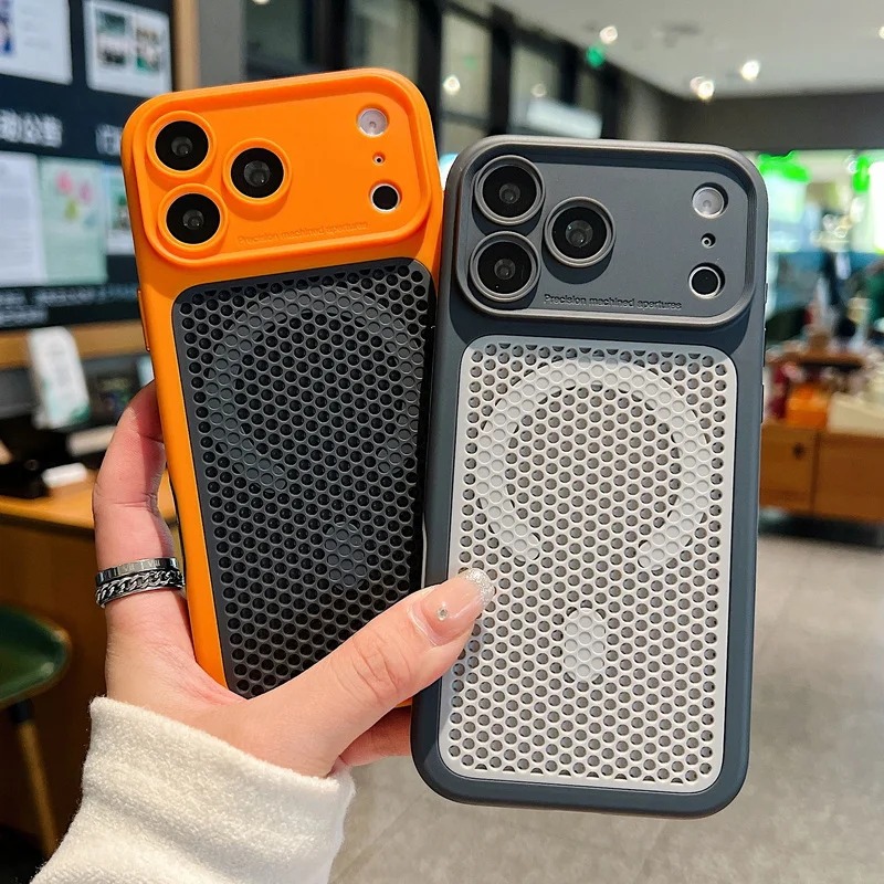 Heat Dissipation Case - Capa Magnética Respirável com Malha de