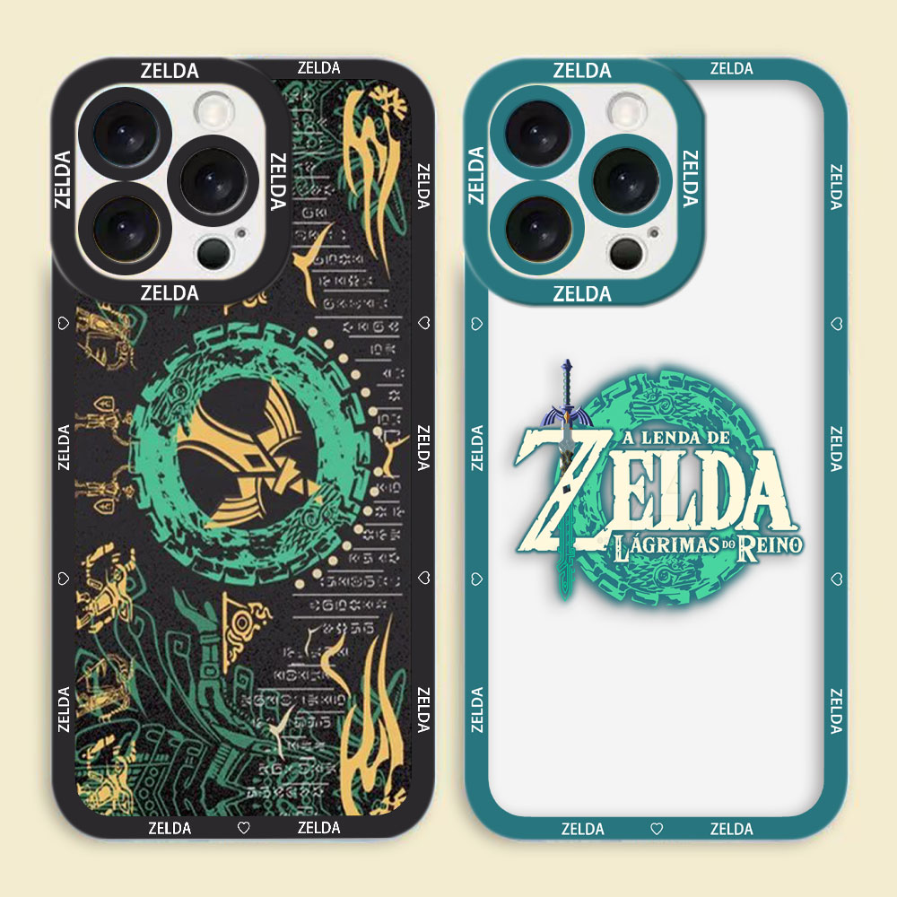 Phone Cases Zelda - Capa Transparente para Celular Game L-Legend