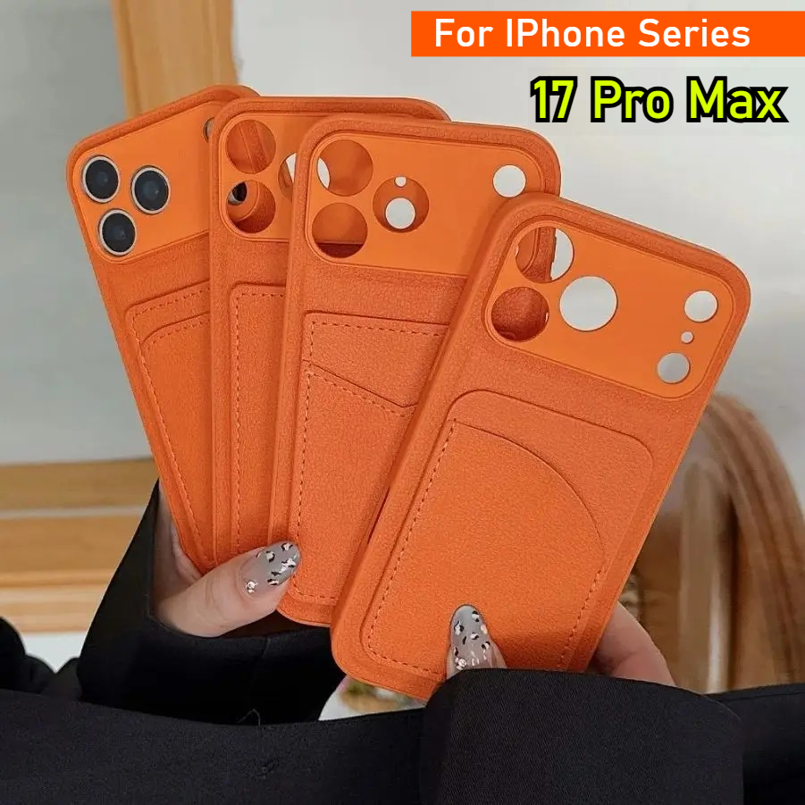 Phone Cases Orange - Capa de couro cor laranja com