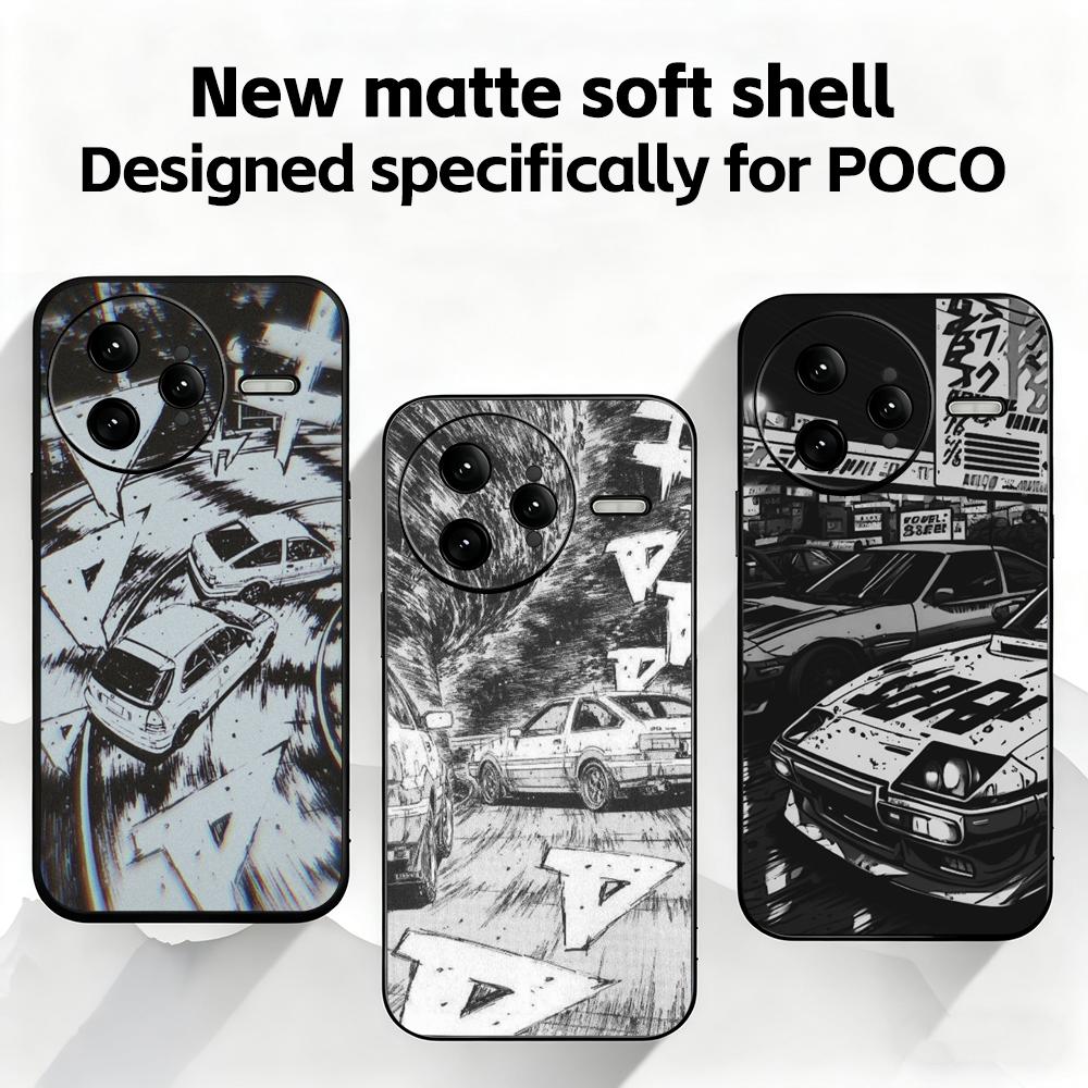 Xiaomi Poco X6 - Capa de Telefone Initial D para