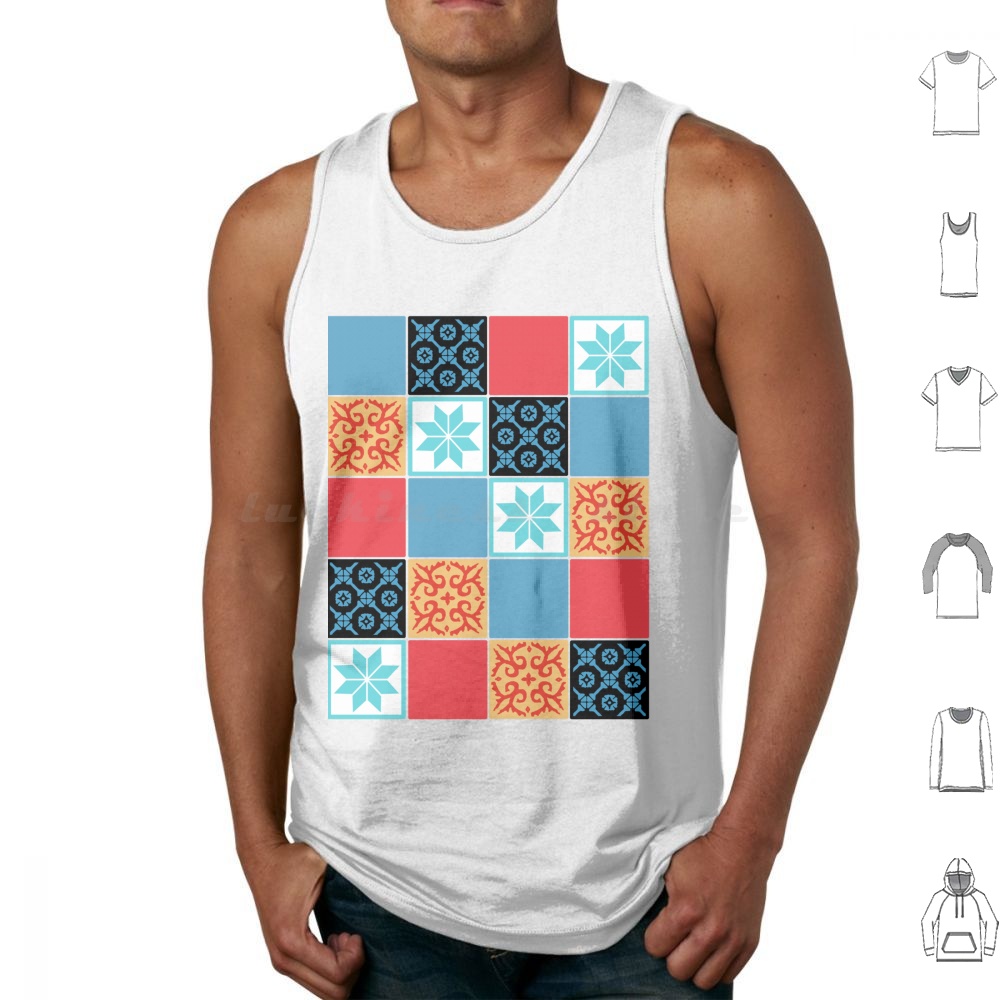 Phone Cases Com - Azul: The Tiles: Regatas de arte