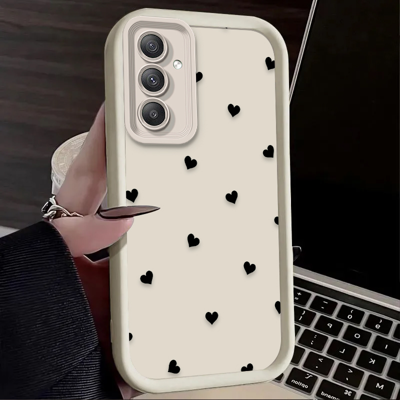 Capa Preta com Laço de Coração - Phone Cases Samsung A14 avaliação e preço