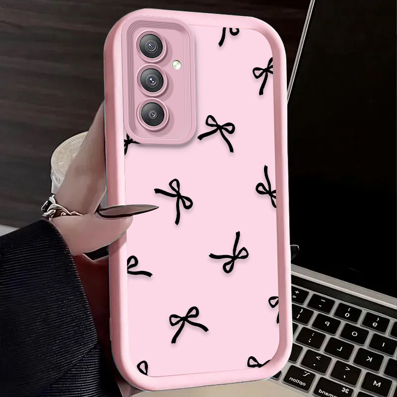 Capa Preta com Laço de Coração - Phone Cases Samsung A14 avaliação e preço