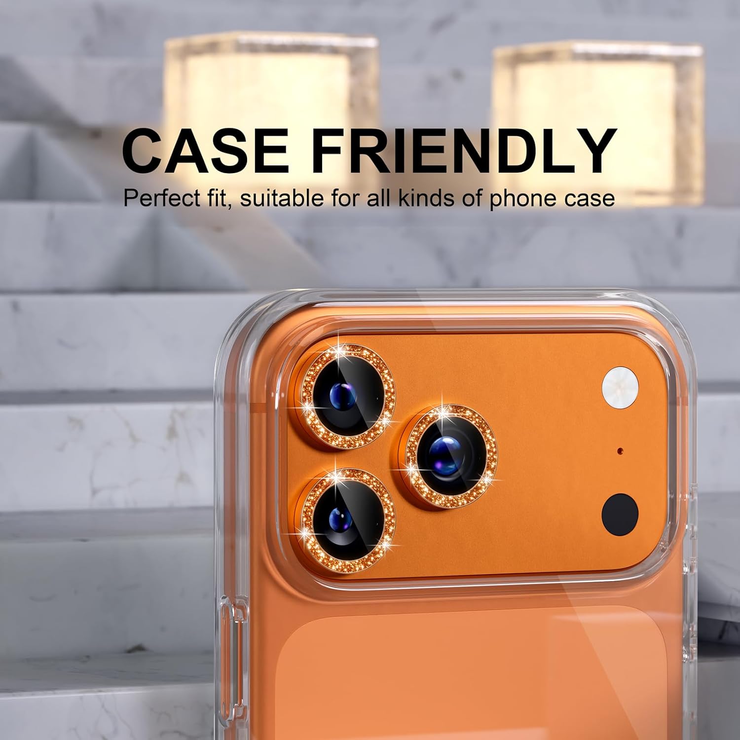 Capa protetora de lente de câm - Phone Cases Orange avaliação e preço