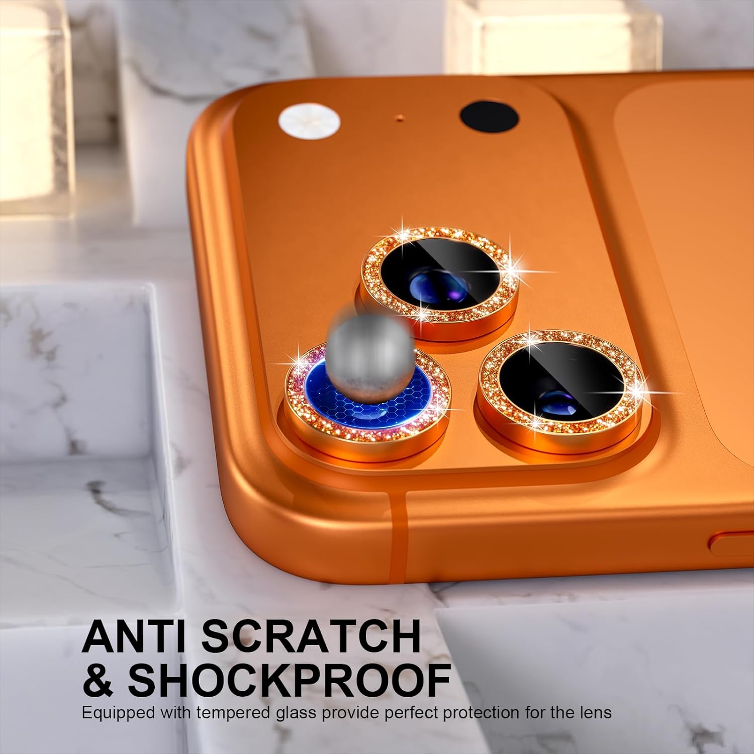 Capa protetora de lente de câm - Phone Cases Orange avaliação e preço
