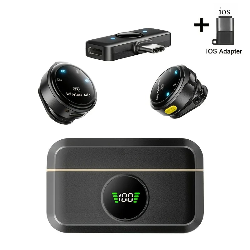 Microfone Lavalier Sem Fio par - Phone Cases Android avaliação e preço