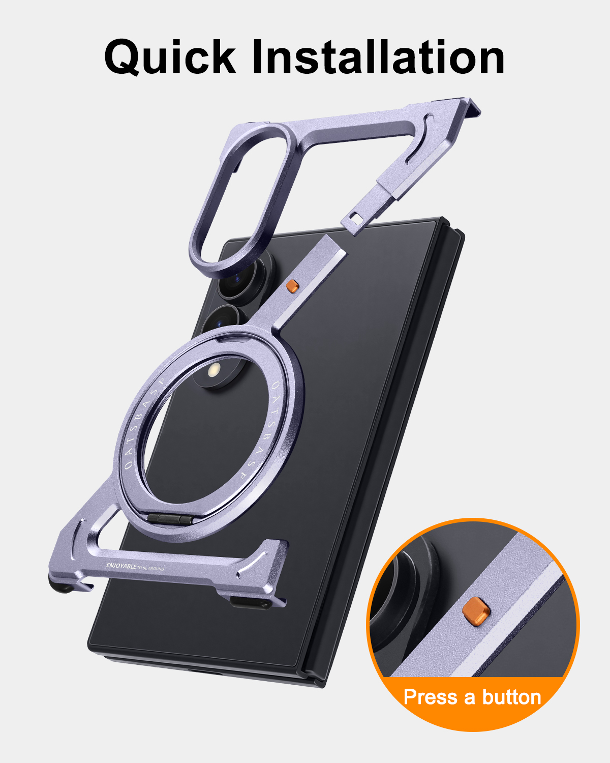 Eary para Samsung Galaxy Z Fol - Military Grade Case avaliação e preço