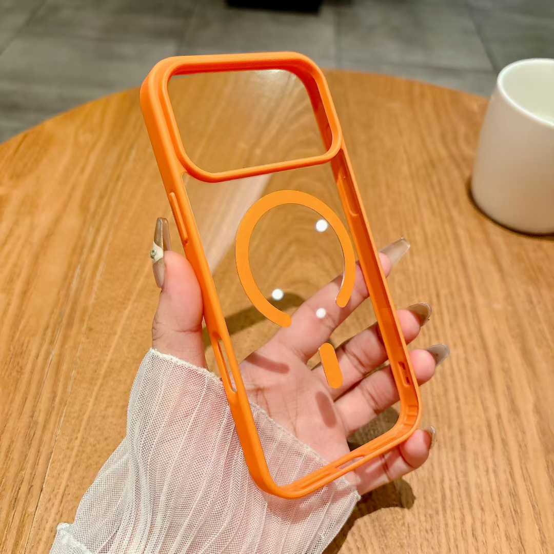 Capa magnética laranja para ma - Phone Cases Orange avaliação e preço