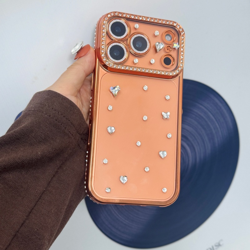 Feito à mão jóias cristal banh - Phone Cases Orange avaliação e preço