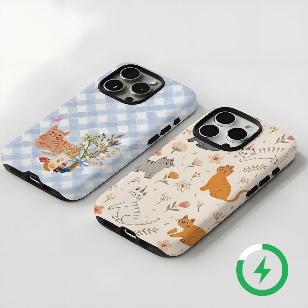 Gatos e cães bonitos caso de t - Phone Cases Magnetic avaliação e preço