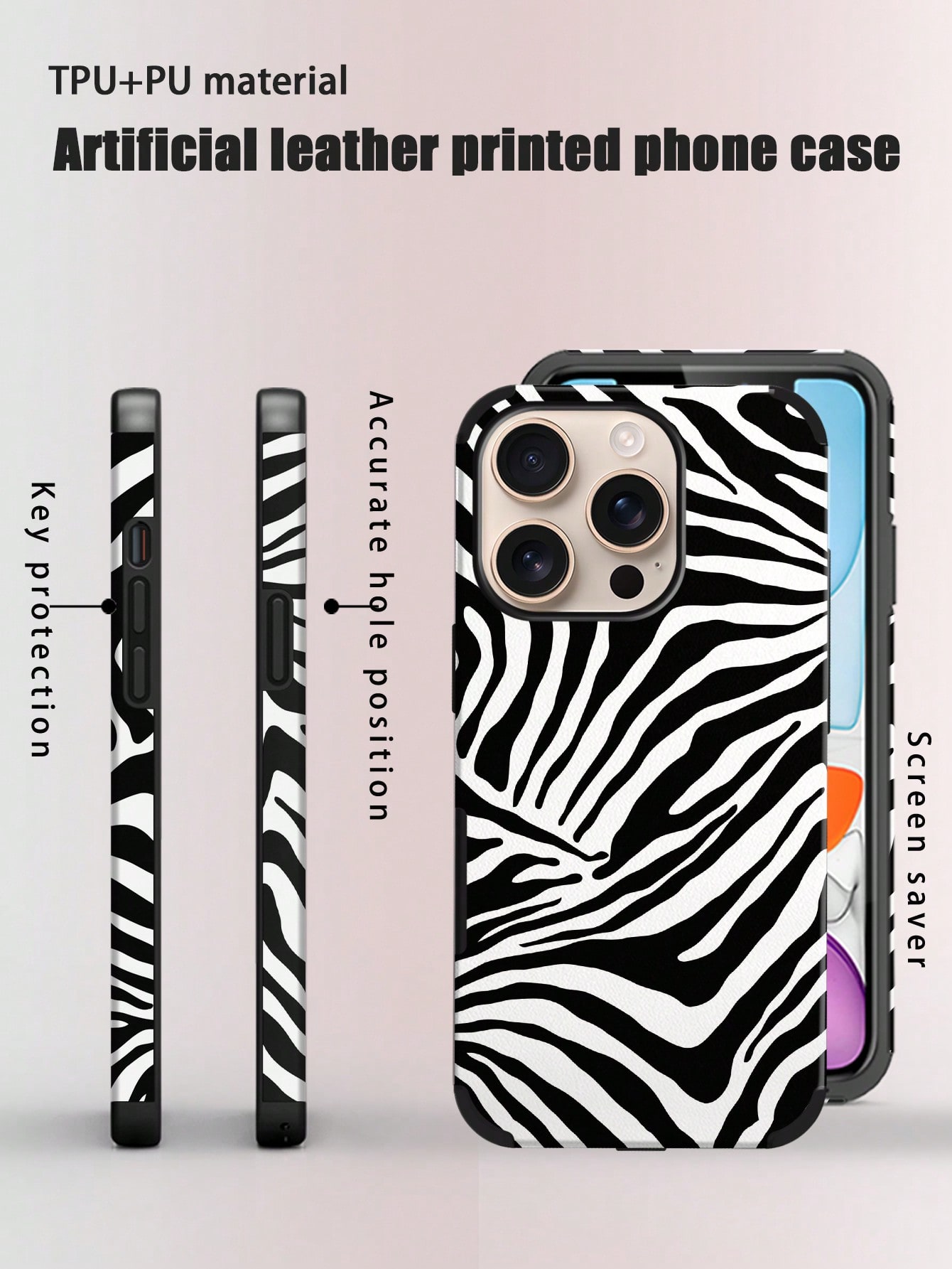 Capa de Telefone com Padrão de - Phone Cases Zebra avaliação e preço