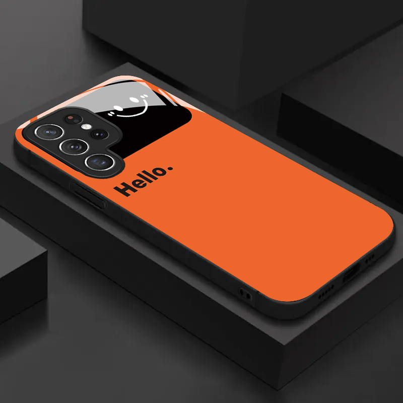 Capa de Telefone em Vidro Lara - Phone Cases Orange avaliação e preço