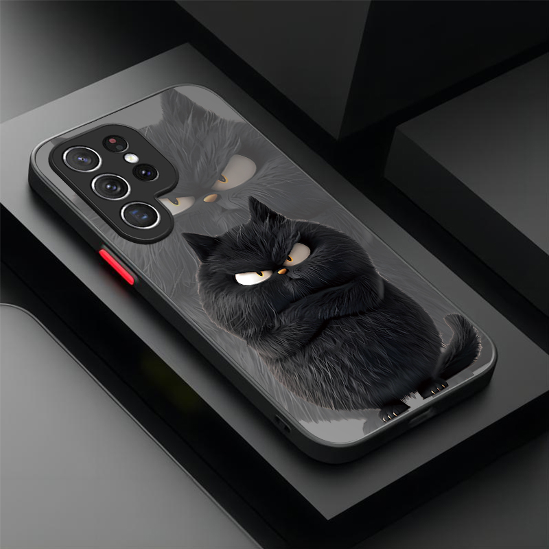 Capa Estilo Casal Gato Zangado - Phone Cases For Samsung S21 5G avaliação e preço