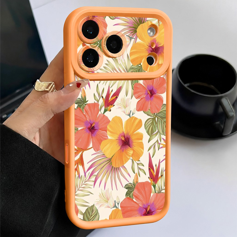Capa de Celular TPU com Estamp - Phone Cases Orange avaliação e preço