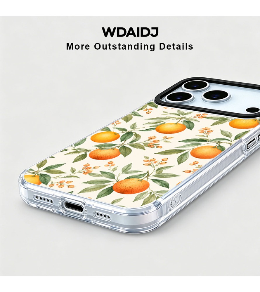 Capa de Telefone Transparente  - Phone Cases Orange avaliação e preço