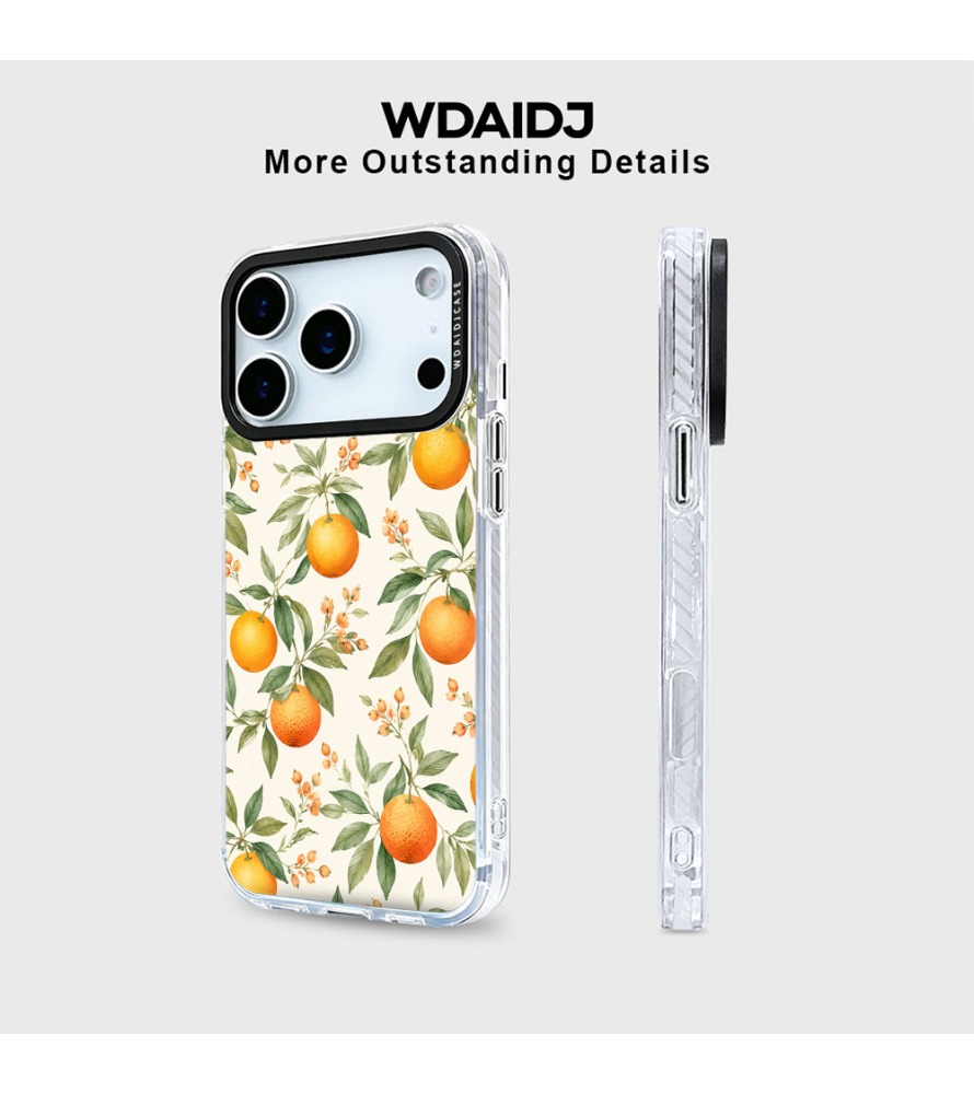 Capa de Telefone Transparente  - Phone Cases Orange avaliação e preço