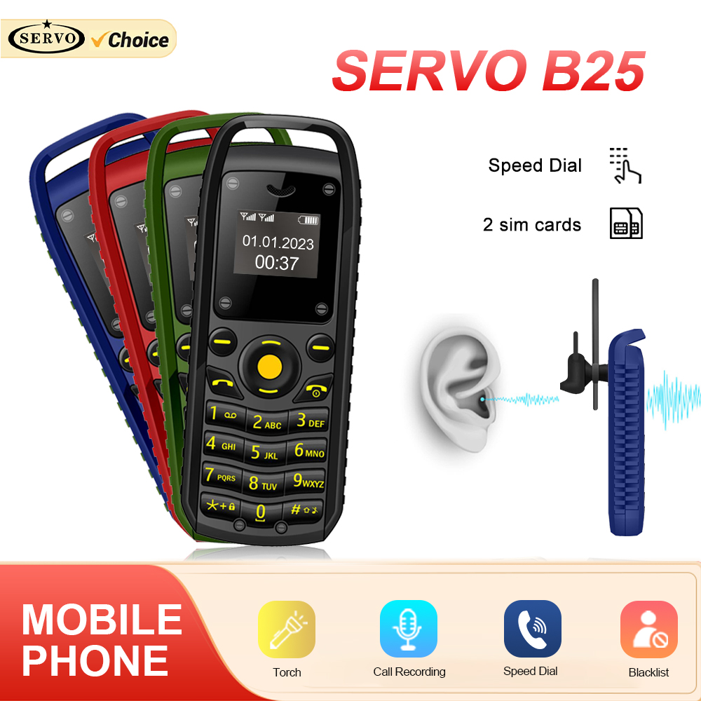 SERVO-B25 Mini Celular, 2 SIM  - Phone Cases Verizon avaliação e preço