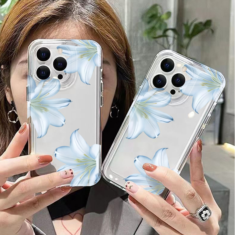 Capa Transparente de Moda com  - Phone Cases Popular avaliação e preço
