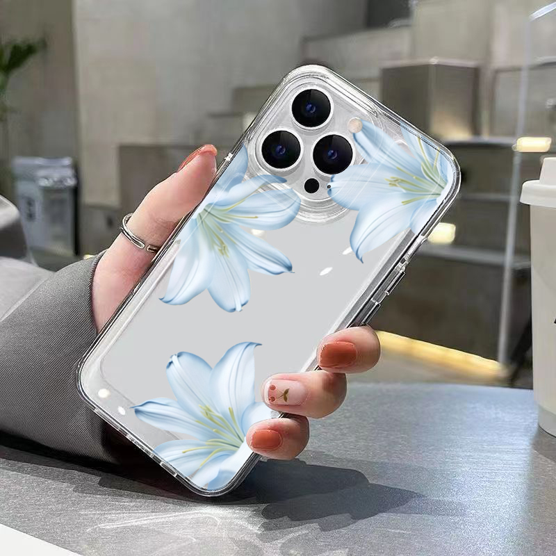 Capa Transparente de Moda com  - Phone Cases Popular avaliação e preço