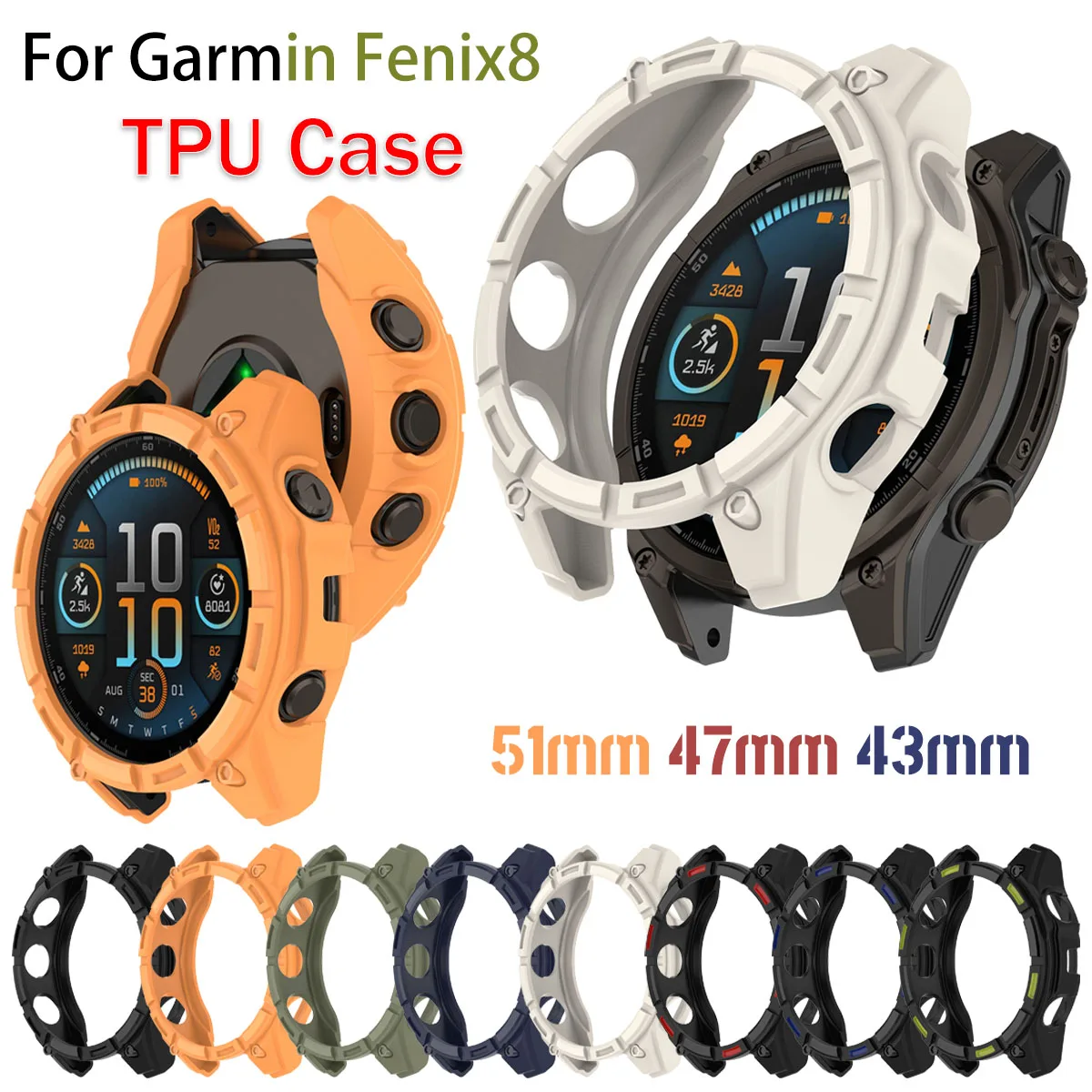 Capa tpu para garmin fenix8 51 - Phone Cases Android avaliação e preço